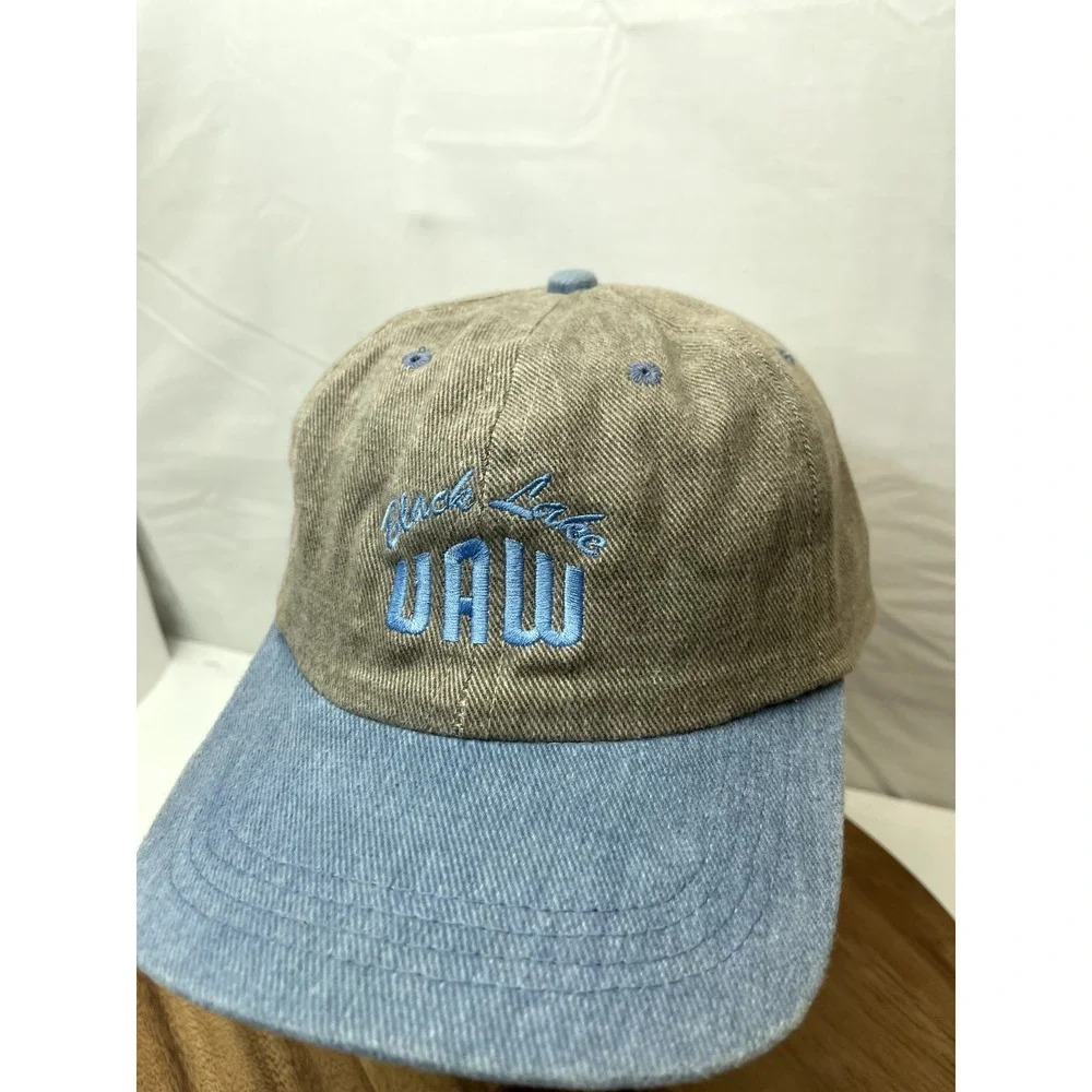 UNITED AUTO WORKERS UAW Hat Cap Blacklake Strapback adjustable snapback cap‎ USA